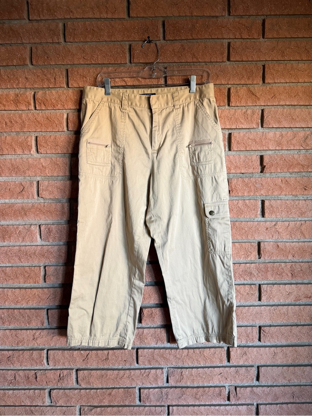 Women’s Khaki Cargo Pants - Neutral Beige